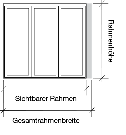 Cornerless Folding Door Diagram